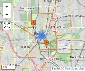 Area schools map